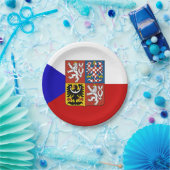 Tsjechische vlag papieren bordje (Feest)
