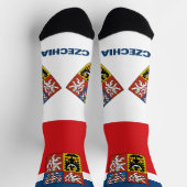 Tsjechische vlag Patriottisch, duurzame Tsjechisch Sokken (Top)