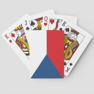 Tsjechische vlag pokerkaarten