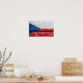 Tsjechische vlag poster (Keuken)