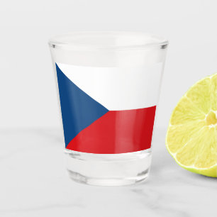 Tsjechische vlag shot glas