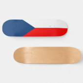 Tsjechische vlag skateboard (Horizontaal)