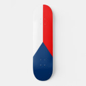 Tsjechische vlag skateboard (Voorkant)