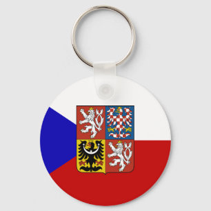 Tsjechische vlag sleutelhanger