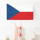 Tsjechische vlag spandoek (Insitu)