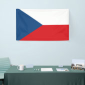Tsjechische vlag spandoek (Beurs)