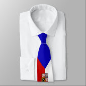 Tsjechische vlag stropdas (Gebonden)