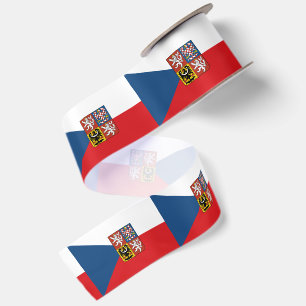 Tsjechische vlag & Tsjechië, Embleem vakantie /spo Lint