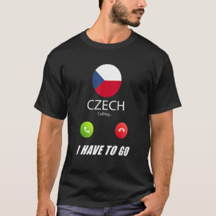 tsjechische vlag : tsjechië roept op tot actie t-shirt