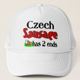 tsjechische worst heeft 2 einde trucker pet