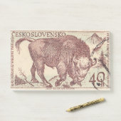 Tsjechoslowaaks poststempel Tatra Nationaal Park Post-it® Notes (Op bureau)