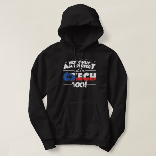 Tsjechoslowakije - Perfect en Tsjechisch Hoodie (Design voorkant)