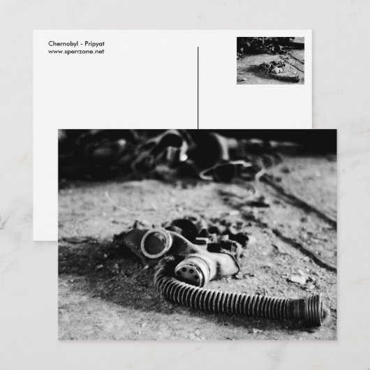 Tsjernobyl Briefkaart (Voorkant / Achterkant)