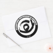TSOI-stickers Ronde Sticker (Envelop)