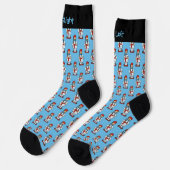 Tsolias Cartoon Pattern Socks Sokken (Links)