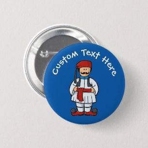Tsolias-Cartoon Ronde Button 5,7 Cm