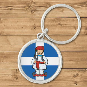 Tsolias-Cartoon Sleutelhanger