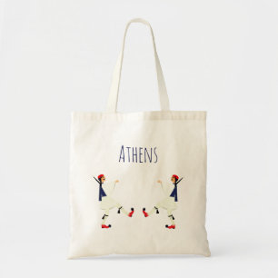 Tsolias (Evzones) met fustanella Athens souvenir Tote Bag