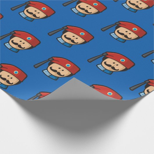 Tsolias Head Pattern Cadeaupapier (Hoek)