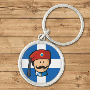 Tsolias Head Sleutelhanger