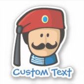 Tsolias Head Sticker (Voorkant)