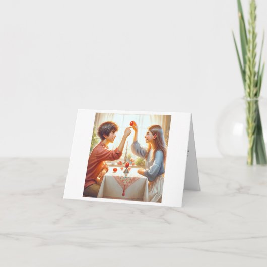 Tsougrisma Paasviering Kaart (Voorkant)