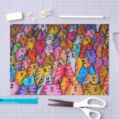 TSP - 0091 - CHATS - papier de soie de soie (Artisanat)