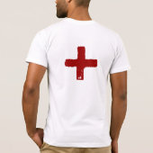 TSSM Mannen Zelfreddend T-shirt Wit (Achterkant)