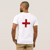 TSSM Mannen Zelfreddend T-shirt Wit (Achterkant volledig)