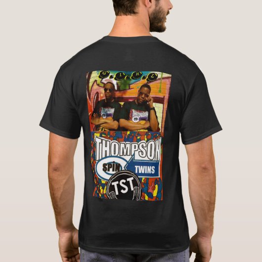 TST. G. I.R. L Basic Donker T-shirt (Achterkant)