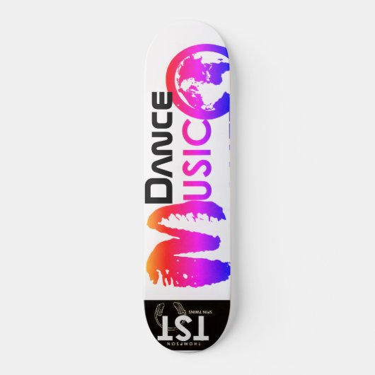 TST MUSIQUE DE DANSE Skateboard (Recto)