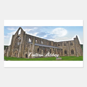 Tstage Abbey, klooster van Cistercian, Wales Rechthoekige Sticker