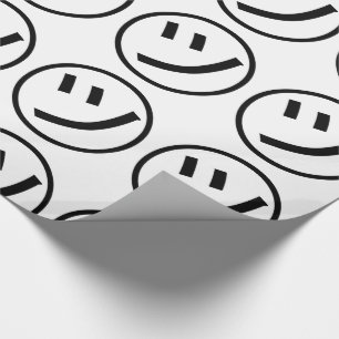 ㋡ Tsu Kana Katakana Smiling Emoji/Emoticon Cadeaupapier