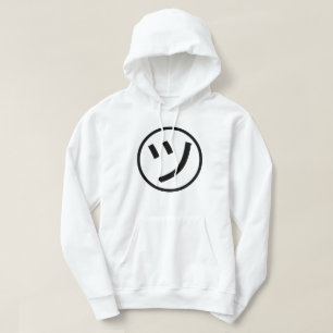 ㋡ Tsu Kana Katakana Smiling Emoji/Emoticon Hoodie