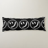 ㋡ Tsu Kana Katakana Smiling Emoji/Emoticon Lichaamskussen (Achterkant)