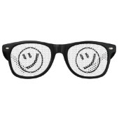 ㋡ Tsu Kana Katakana Smiling Emoji/Emoticon Retro Zonnebril (Voorkant)