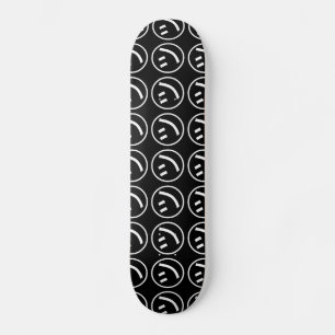 ㋡ Tsu Kana Katakana Smiling Emoji/Emoticon Skateboard
