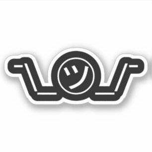 Tsu Kana Schouderophalen Emoticon ¯\_㋡_/¯ Japanse  Sticker