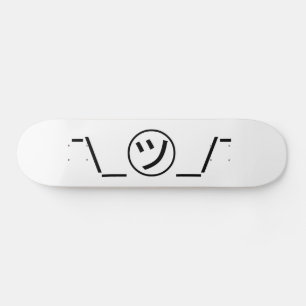 Tsu Kana Shrug Emoticon - piobe\_ ㋡_/ Japanse Kaom Skateboard