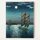 Tsuchiya Koitsu - Bateaux à Shinagawa, Nuit (Dos)