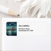 Tsuchiya Koitsu - Boten bij Shinagawa, Nacht Etiket (Insitu)