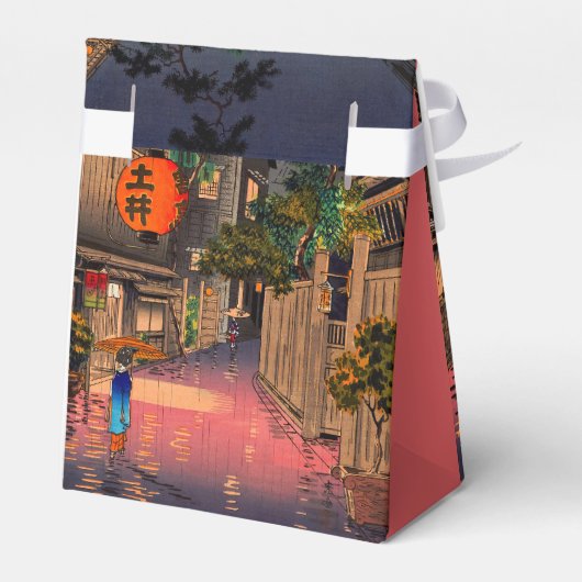 Tsuchiya Koitsu - Evening in Ushigome Bedankdoosjes (Achterkant)