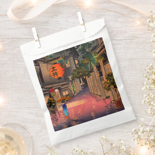 Tsuchiya Koitsu - Evening in Ushigome Bedankzakje (Geknipt)