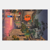 Tsuchiya Koitsu - Evening in Ushigome Inpakpapier Vel (Voorkant)