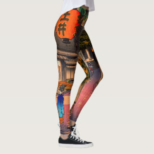 Tsuchiya Koitsu - Evening in Ushigome Leggings