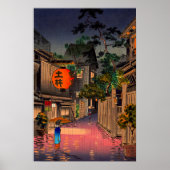Tsuchiya Koitsu - Evening in Ushigome Poster (Voorkant)