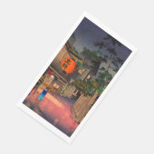 Tsuchiya Koitsu - Evening in Ushigome Servet (Hoek)