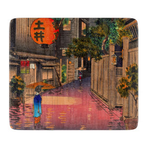 Tsuchiya Koitsu - Evening in Ushigome Snijplank