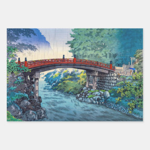 Tsuchiya Koitsu - Heilige brug bij Nikko Inpakpapier Vel