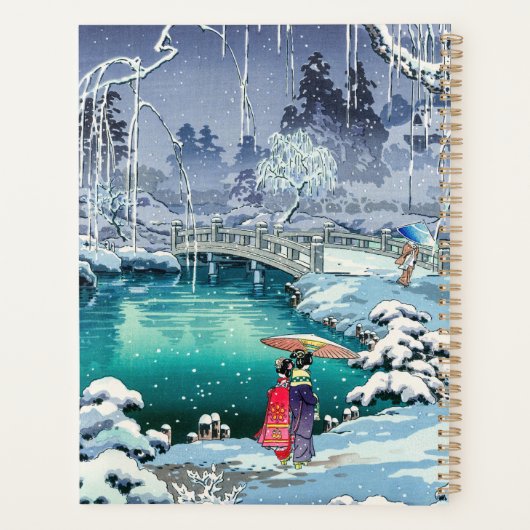 Tsuchiya Koitsu - Neige de printemps à Maruyama (Dos)